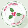 Round Christmas Sticker Bundle