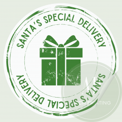 Round Christmas Sticker Bundle