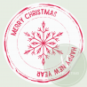 Round Christmas Sticker Bundle