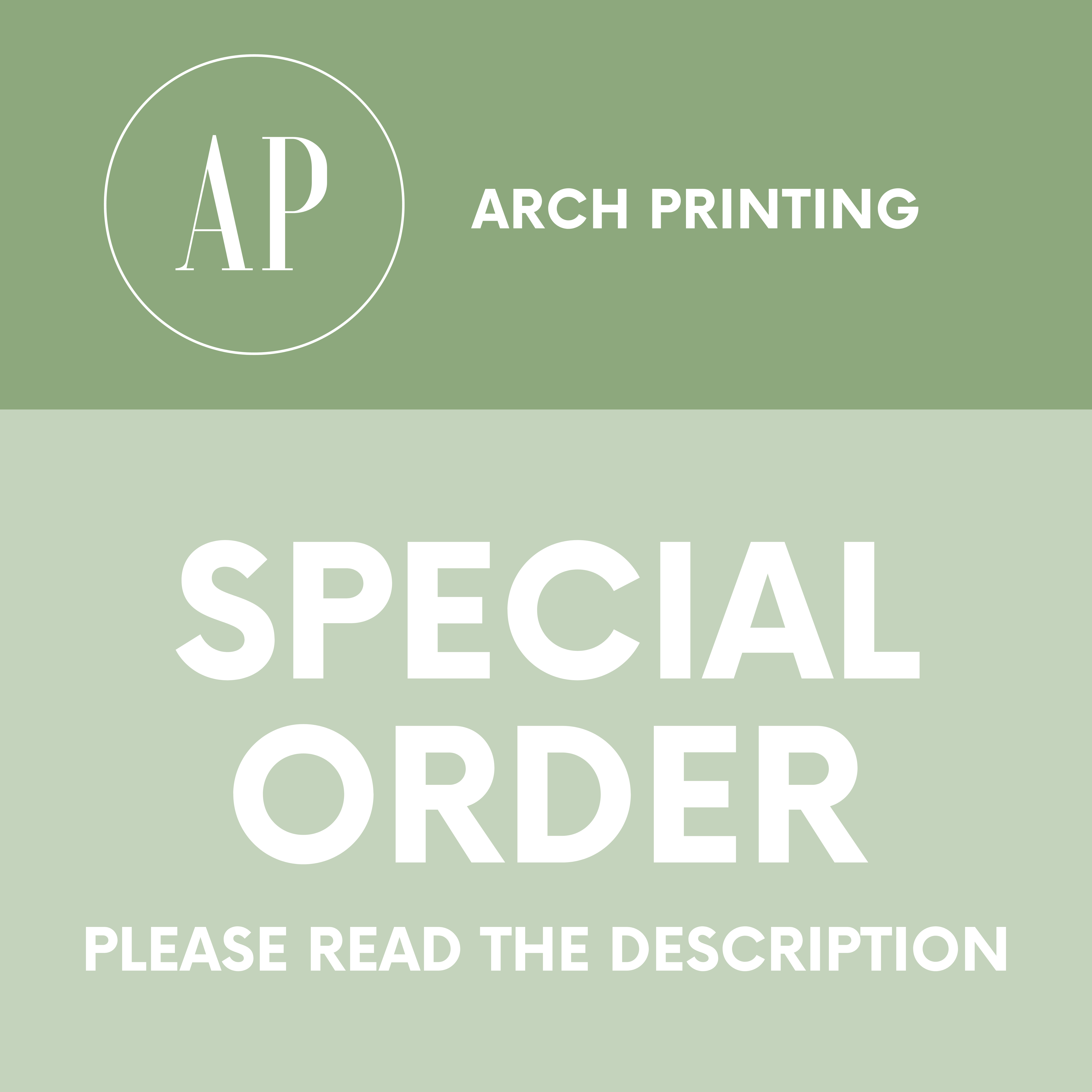 Special Order